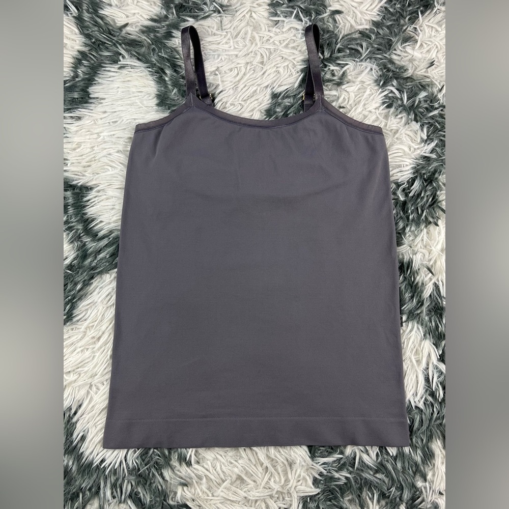 Soma Women's Built in Bra Tank Top Size Small Gray